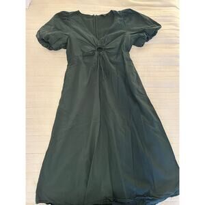 Madewell 14 Keyhole Puff Sleeve Dress